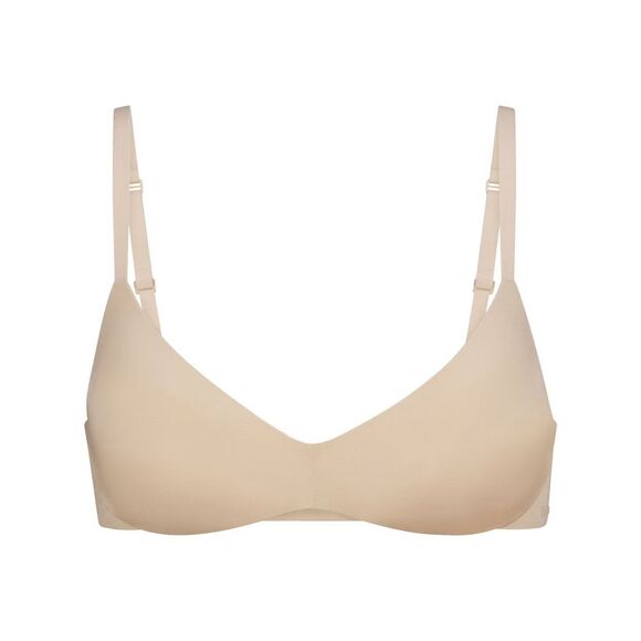 Skims Wireless Form Push up Plunge Bra Sand Size 34DD - Picture 1 of 10